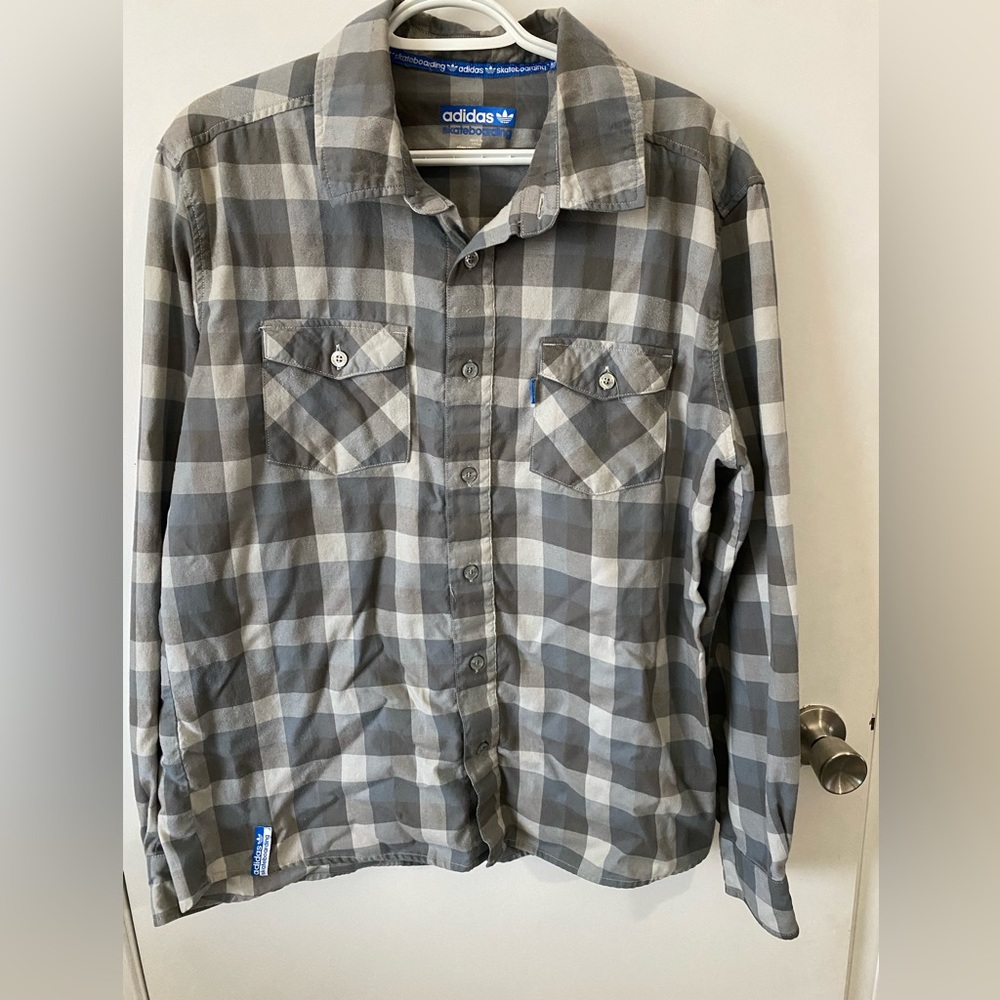 Adidas Originals Skateboarding Men’s Flannel Large